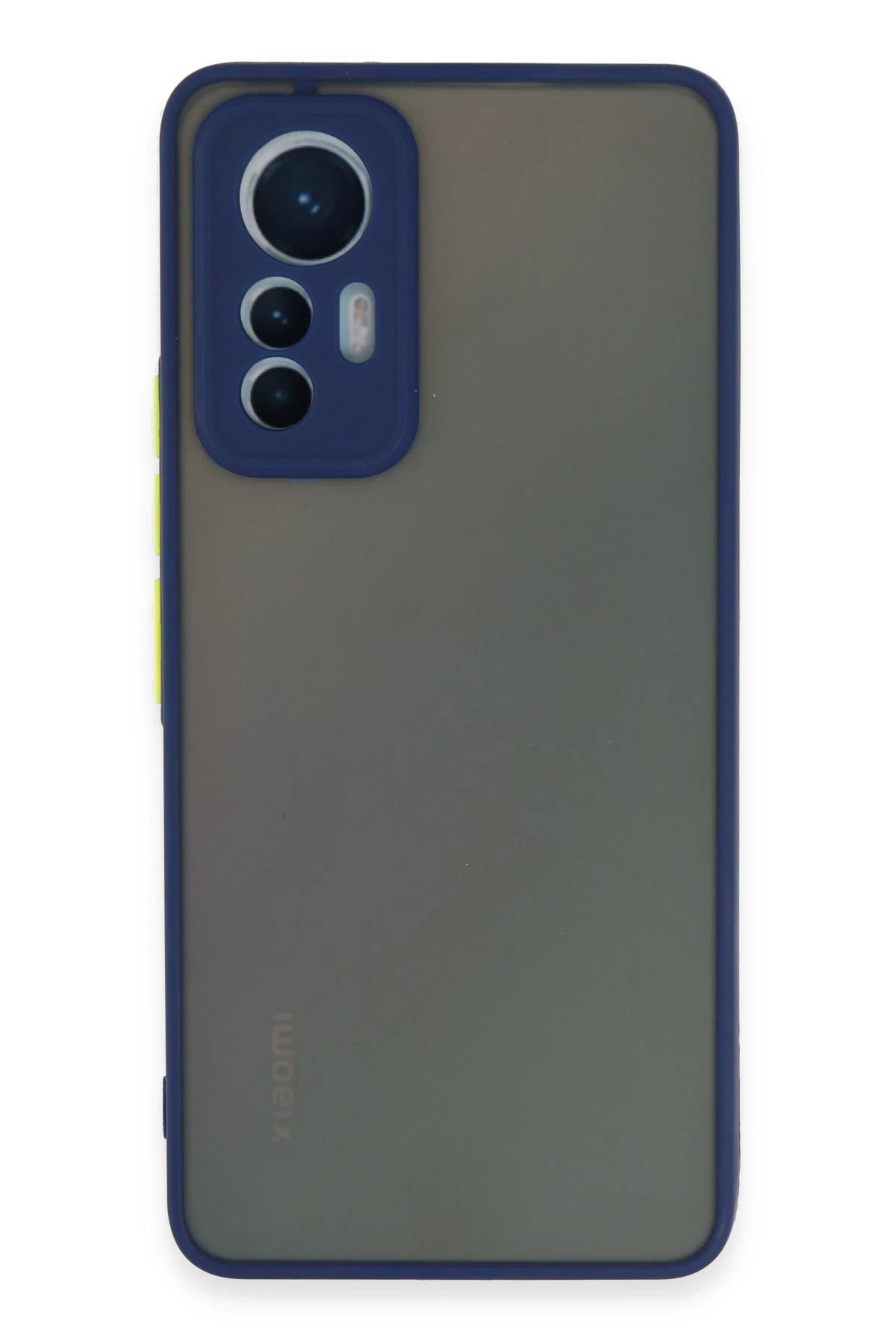 Xiaomi Mi 12 Lite Kılıf Montreal Silikon Kapak - Lacivert-(5796)
