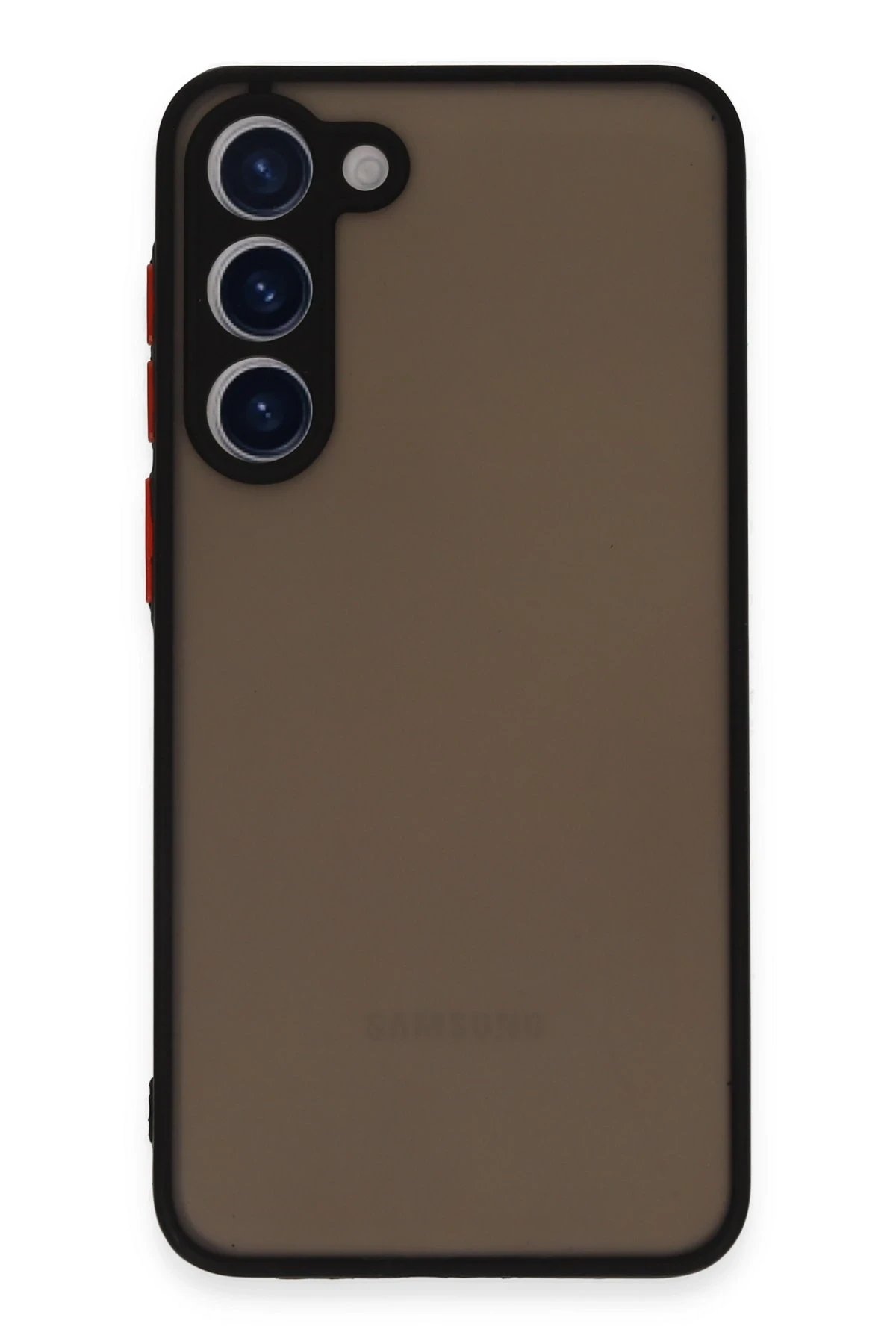 Samsung Galaxy S23 Plus Kılıf Montreal Silikon Kapak - Siyah-(5796)