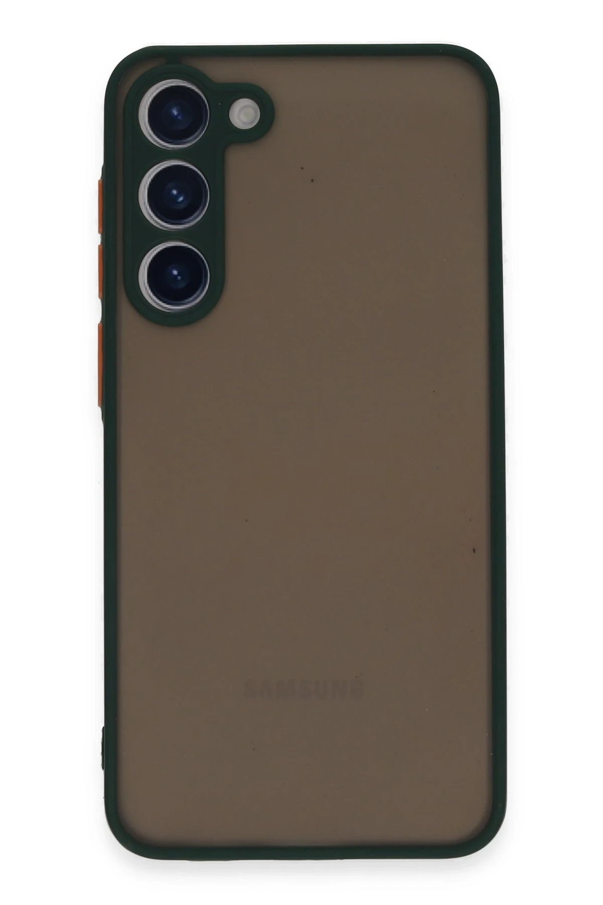 Samsung Galaxy S23 Plus Kılıf Montreal Silikon Kapak - Yeşil-(5796)