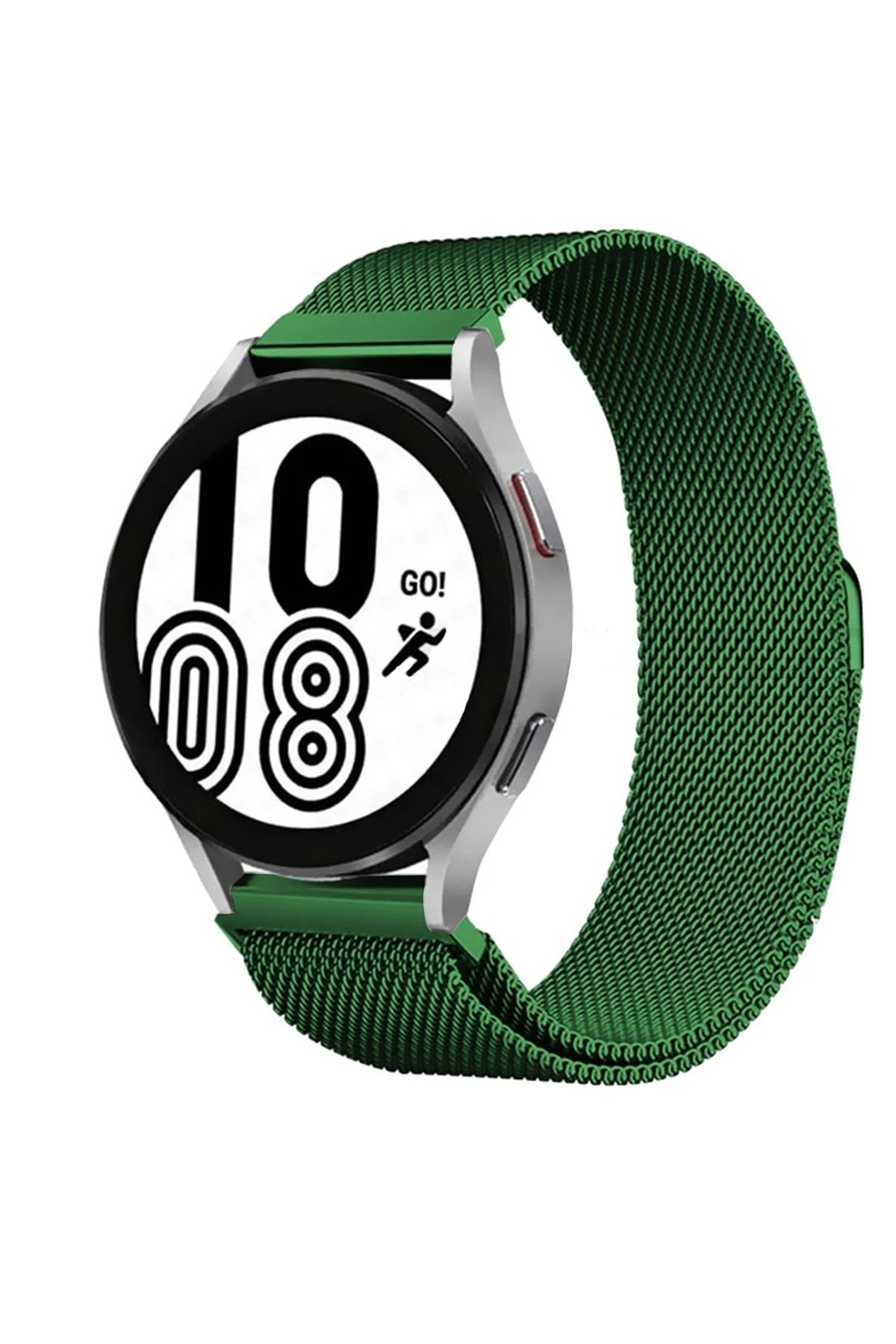 Watch 20mm Metal Mıknatıslı Kordon - Haki Yeşil-(5796)