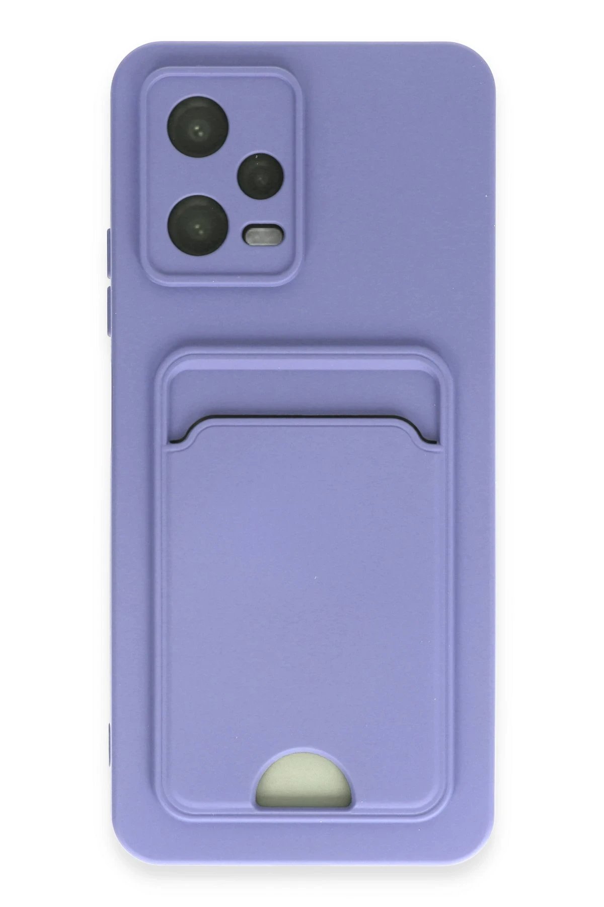 Xiaomi Poco X5 5G Kılıf Kelvin Kartvizitli Silikon - Lila-(5796)