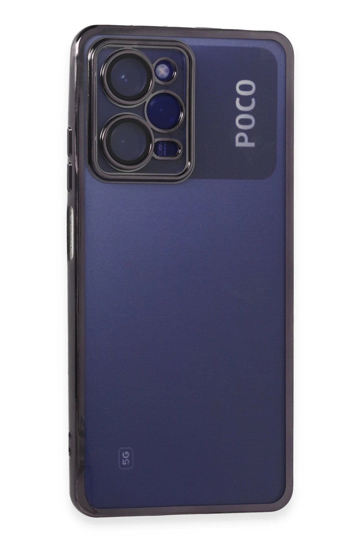 Xiaomi Poco X5 Pro 5G Kılıf Lensli Silikon - Mor-(5796)