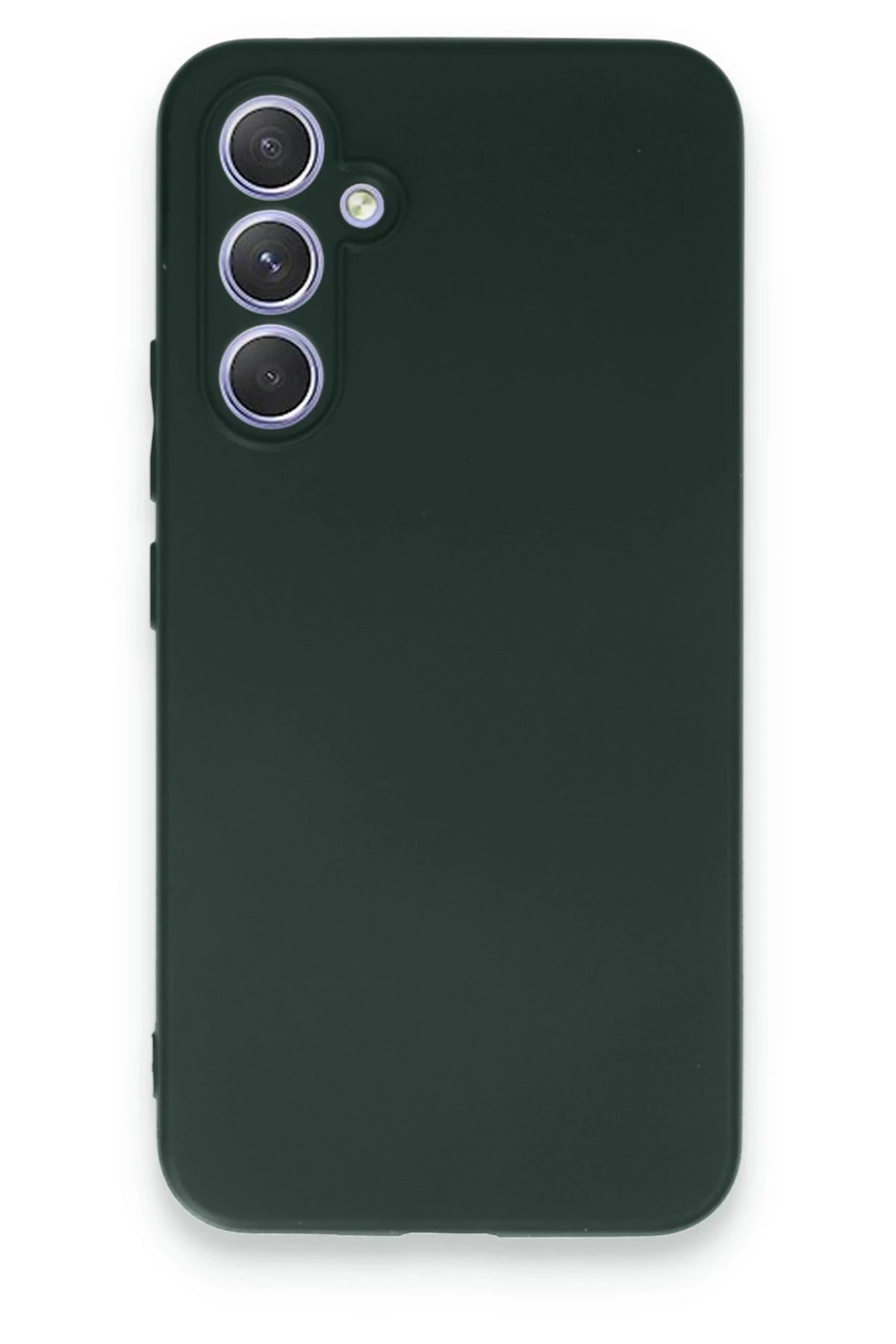 Samsung Galaxy A54 5G Kılıf First Silikon - Koyu Yeşil-(5796)