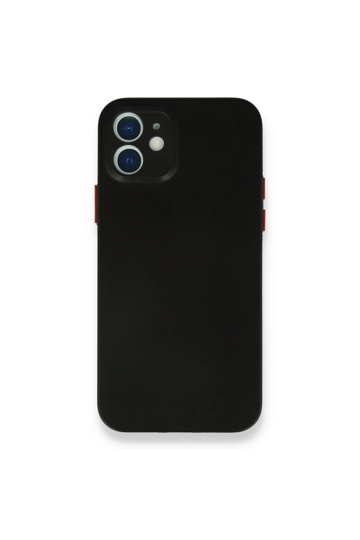 iPhone 12 Mini Kılıf PP Ultra İnce Kapak - Siyah-(5796)