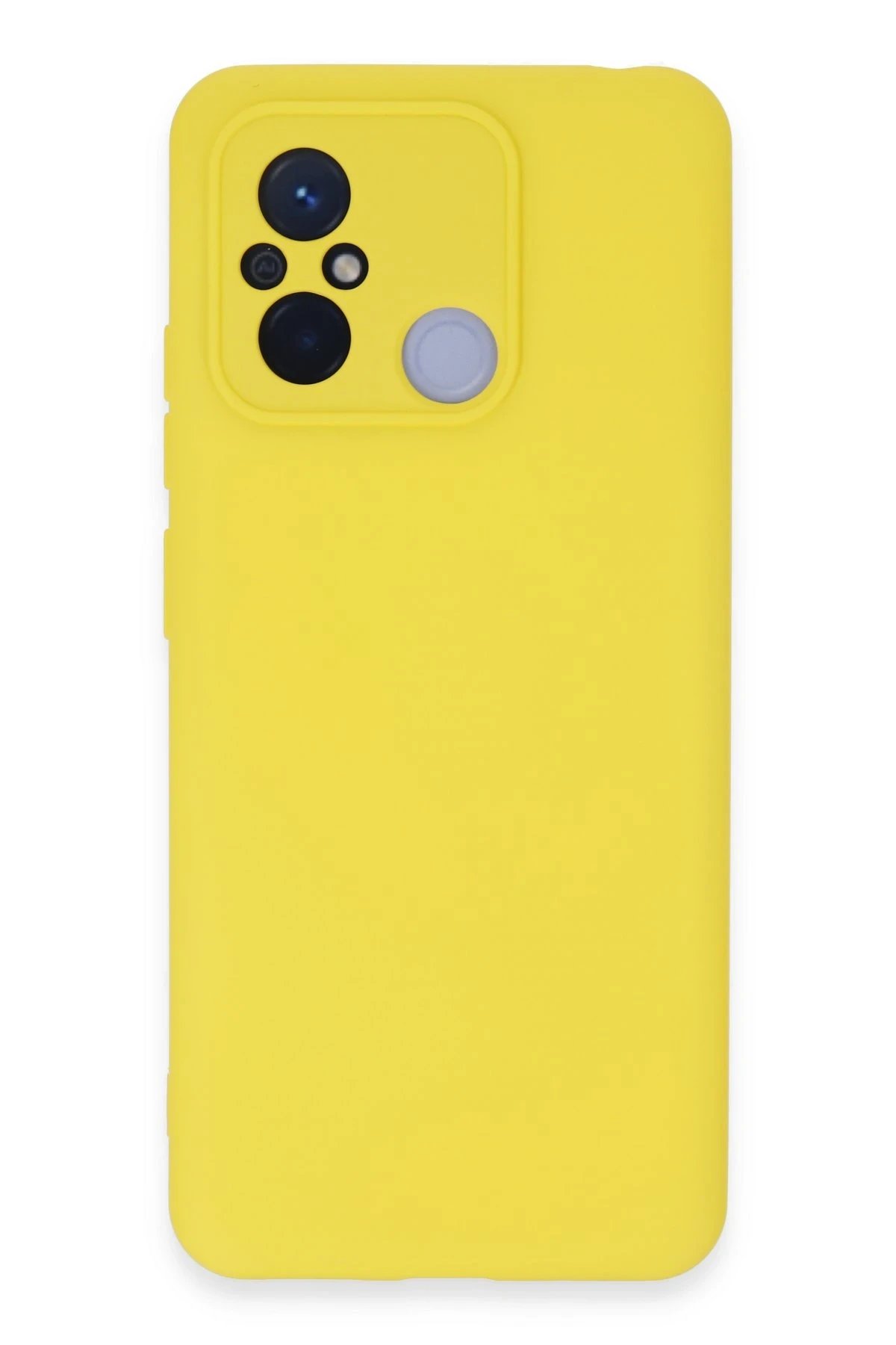 Xiaomi Redmi 12C Kılıf Nano içi Kadife Silikon - Sarı-(5796)