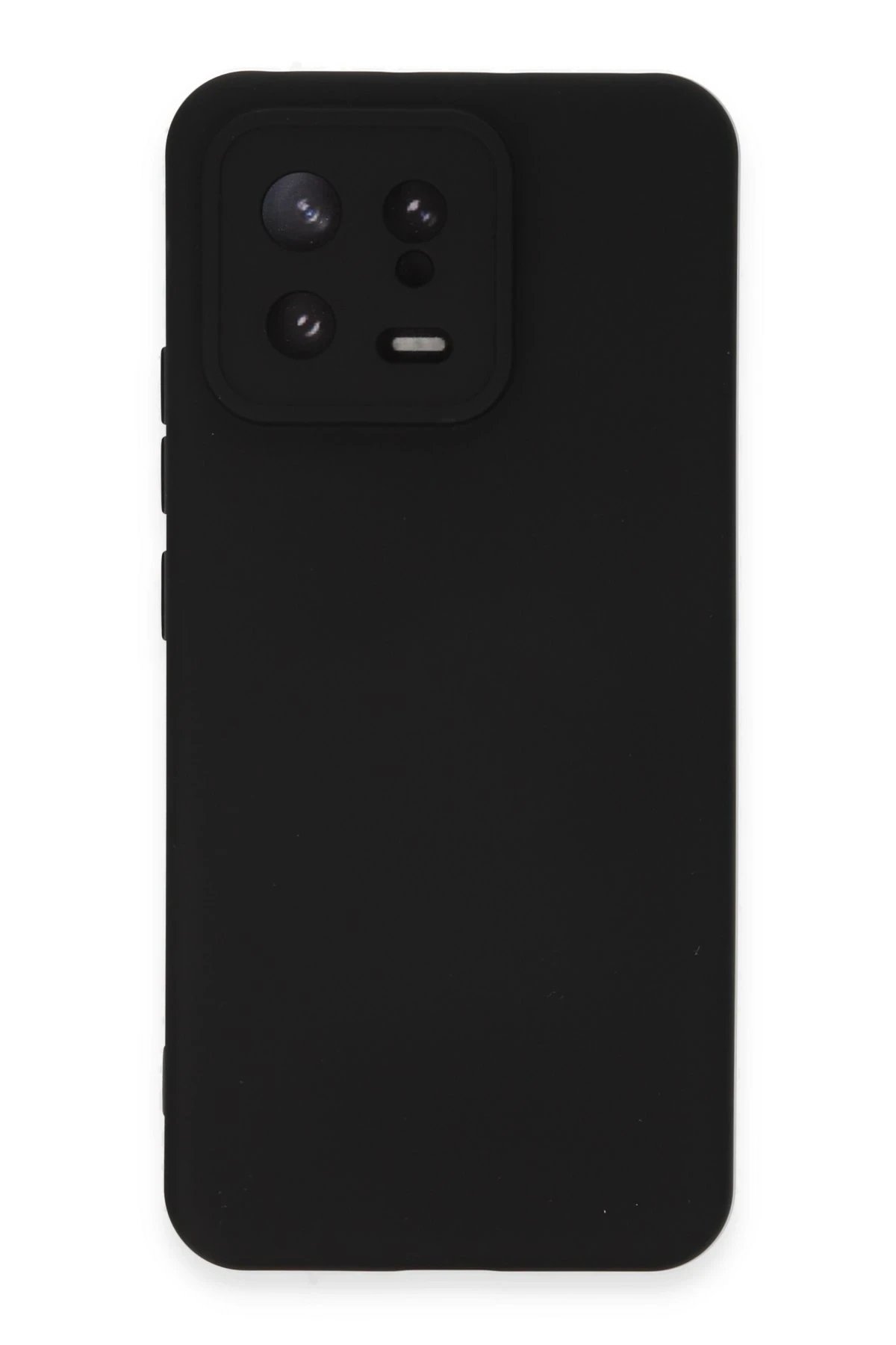 Xiaomi Mi 13 Kılıf Nano içi Kadife Silikon - Siyah-(5796)