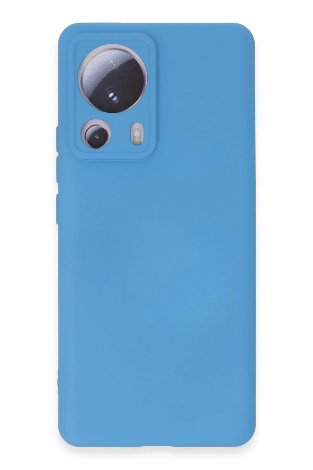 Xiaomi Mi 13 Lite Kılıf Nano içi Kadife Silikon - Mavi-(5796)