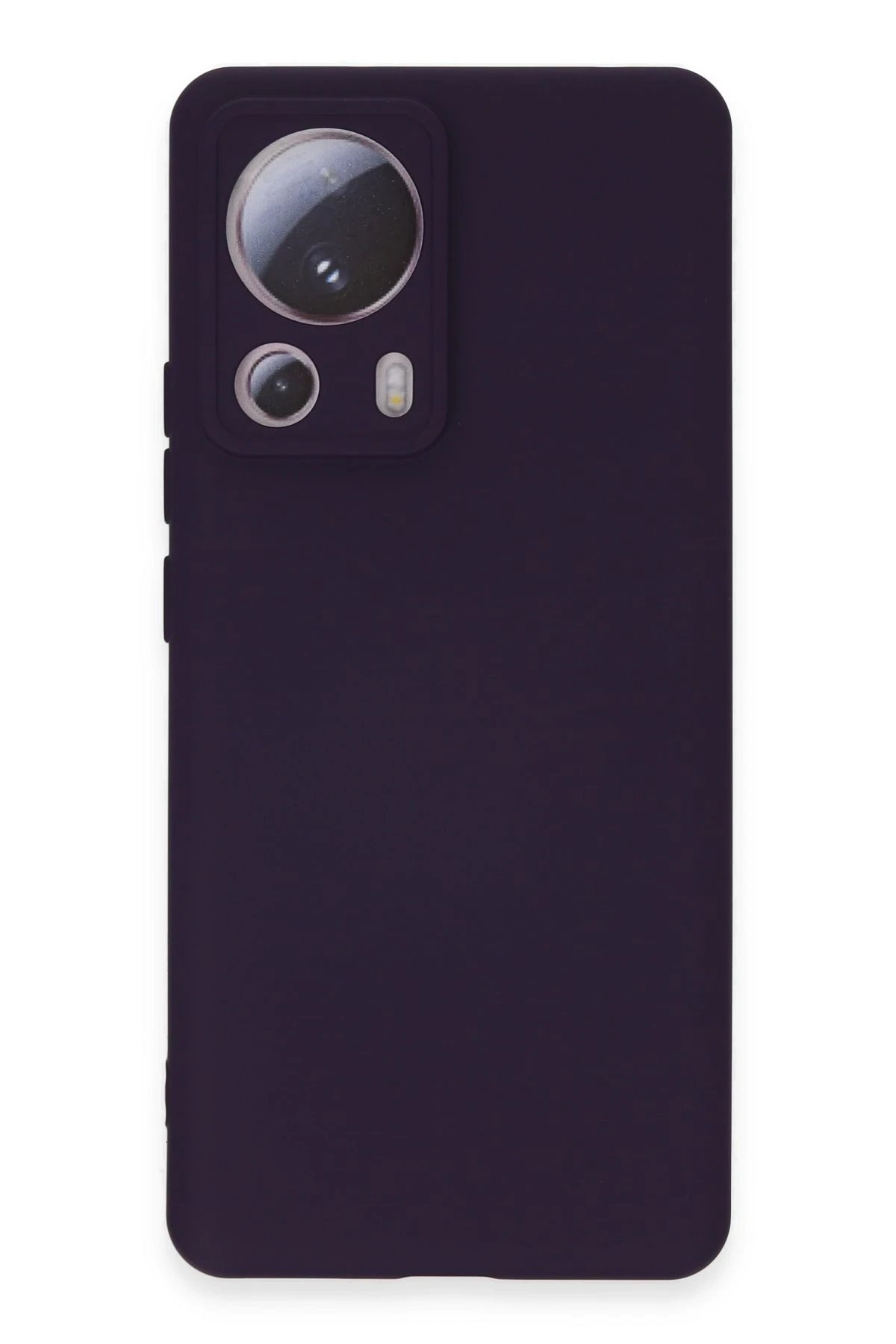 Xiaomi Mi 13 Lite Kılıf Nano içi Kadife Silikon - Mor-(5796)