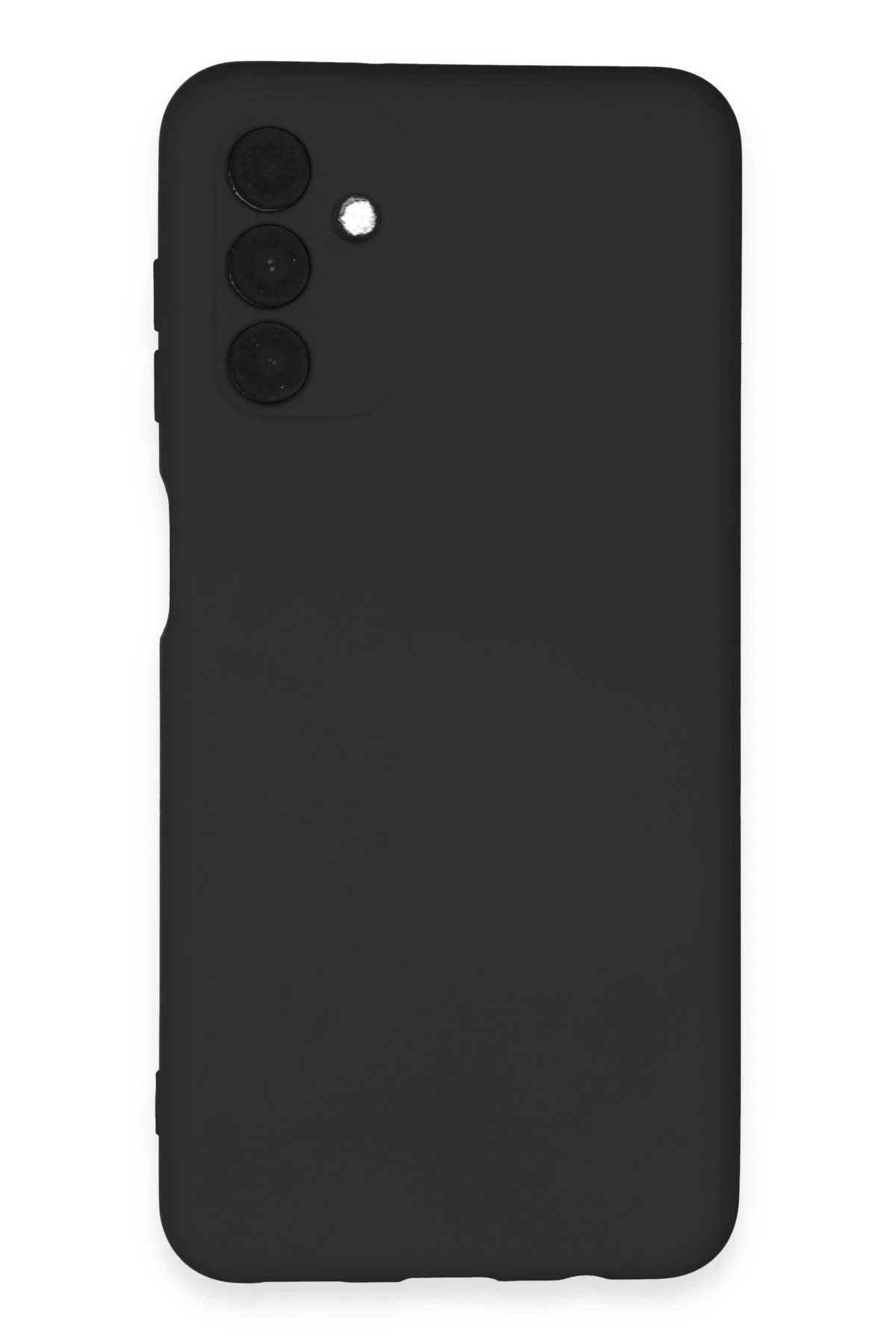 Samsung Galaxy A24 4G Kılıf Nano içi Kadife Silikon - Siyah-(5796)