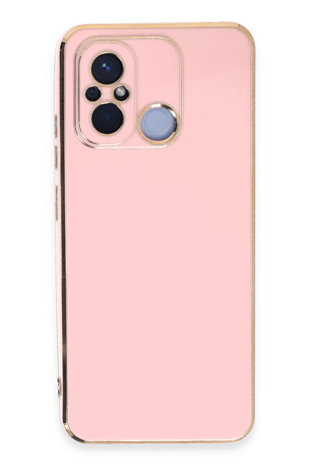 Xiaomi Redmi 12C Kılıf Volet Silikon - Pembe-(5796)