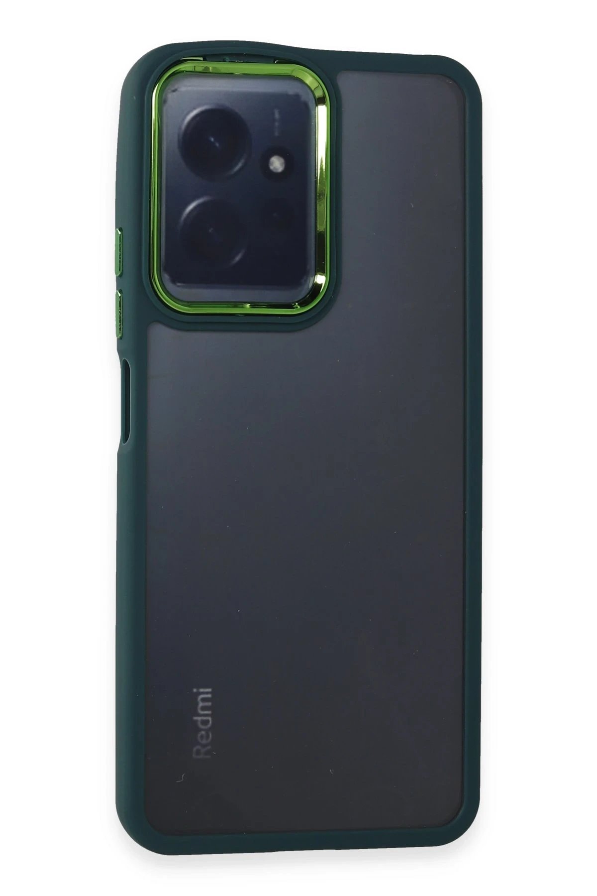 Xiaomi Redmi Note 12 4G Kılıf Dora Kapak - Haki Yeşil-(5796)