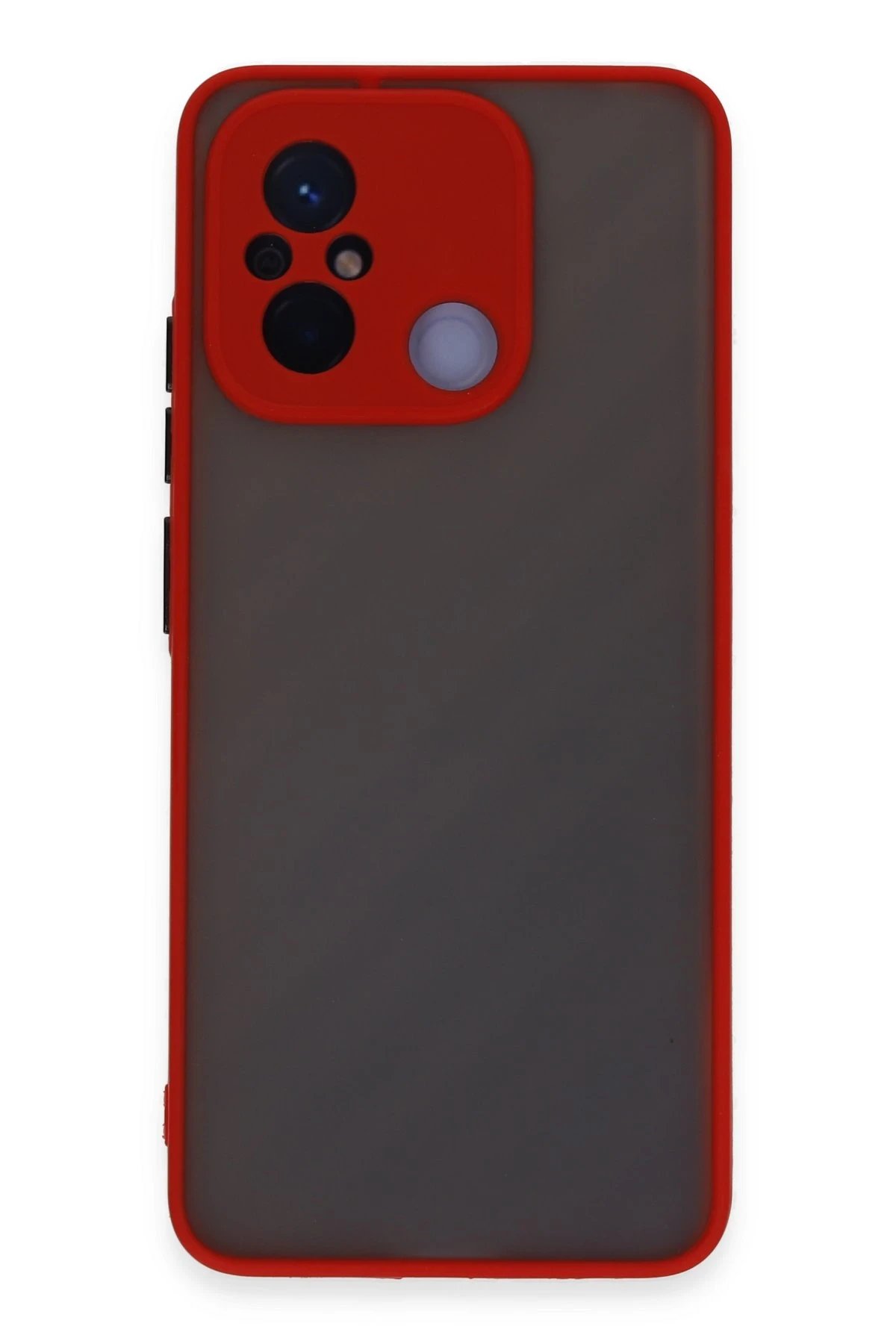 Xiaomi Redmi 12C Kılıf Montreal Silikon Kapak - Kırmızı-(5796)