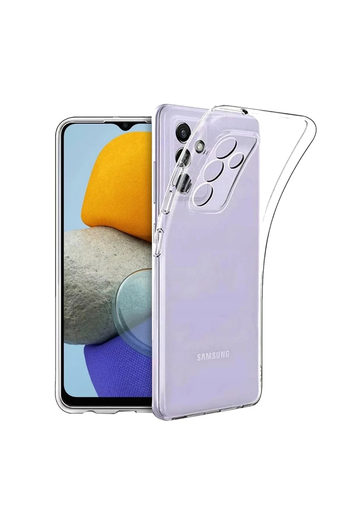 Samsung Galaxy A54 5G Kılıf Lüx Şeffaf Silikon-(5796)
