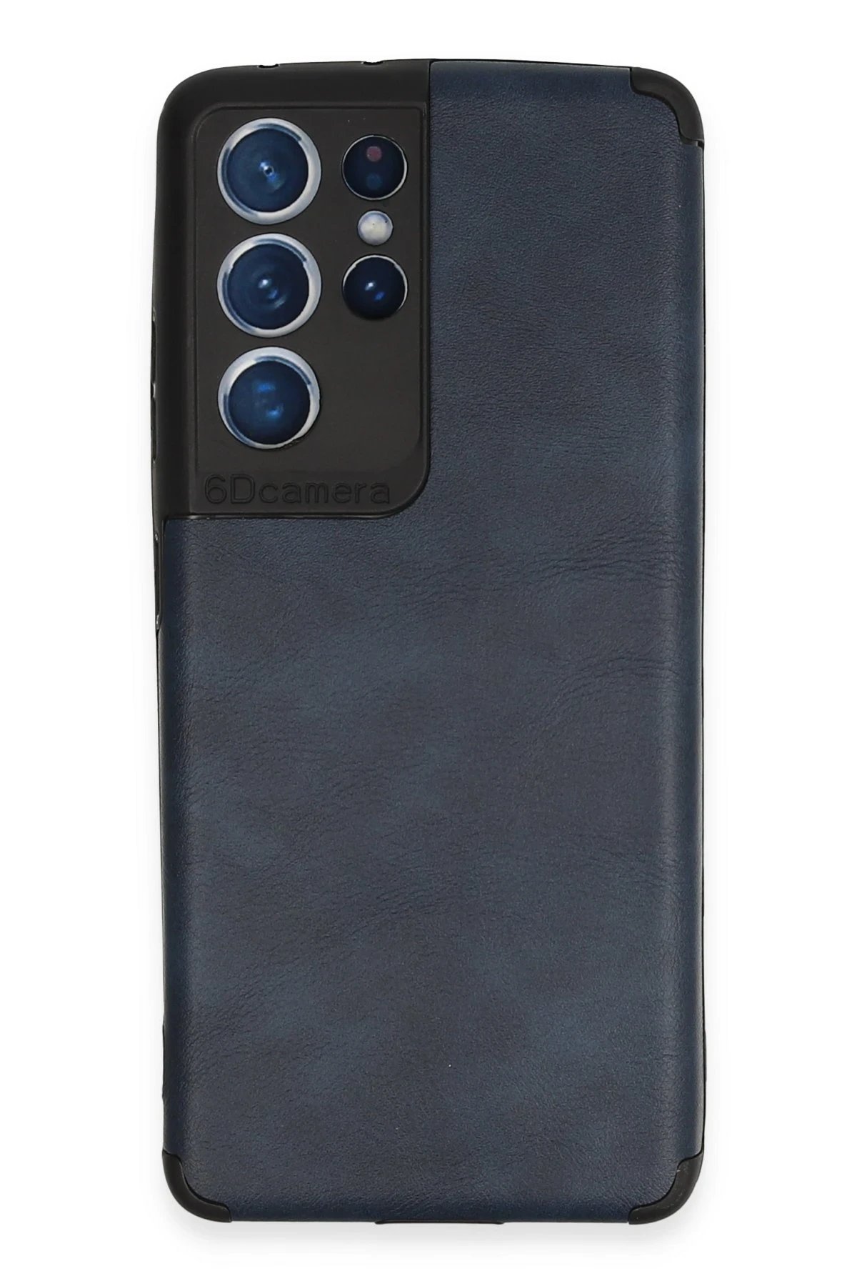 Samsung Galaxy S21 Ultra Kılıf Loop Deri Silikon - Lacivert-(5796)
