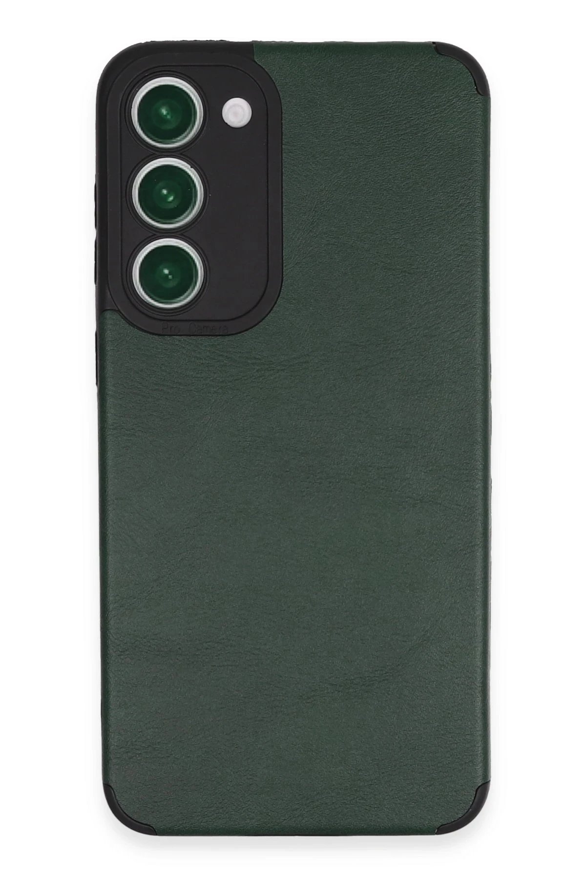 Samsung Galaxy S23 Plus Kılıf Loop Deri Silikon - Yeşil-(5796)