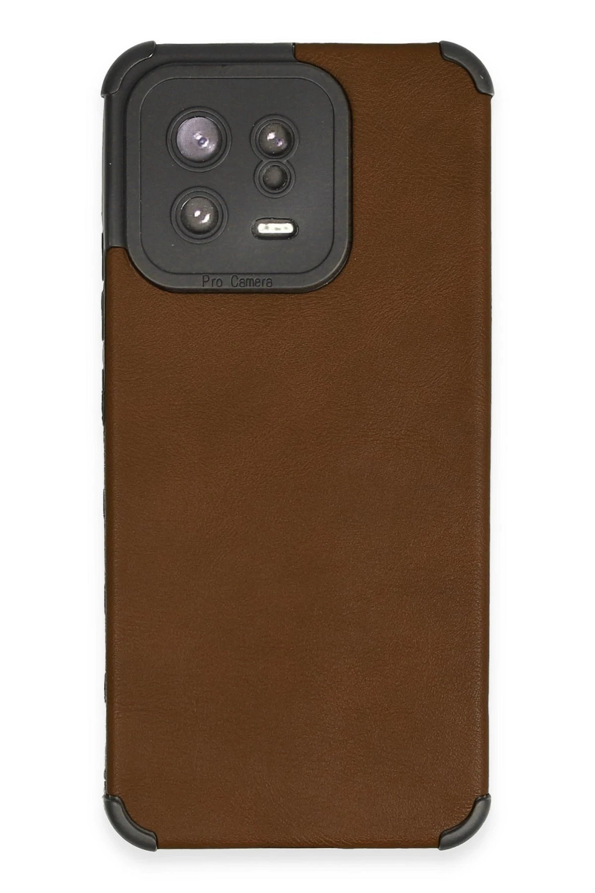 Xiaomi Mi 13 Kılıf Loop Deri Silikon - Kahverengi-(5796)