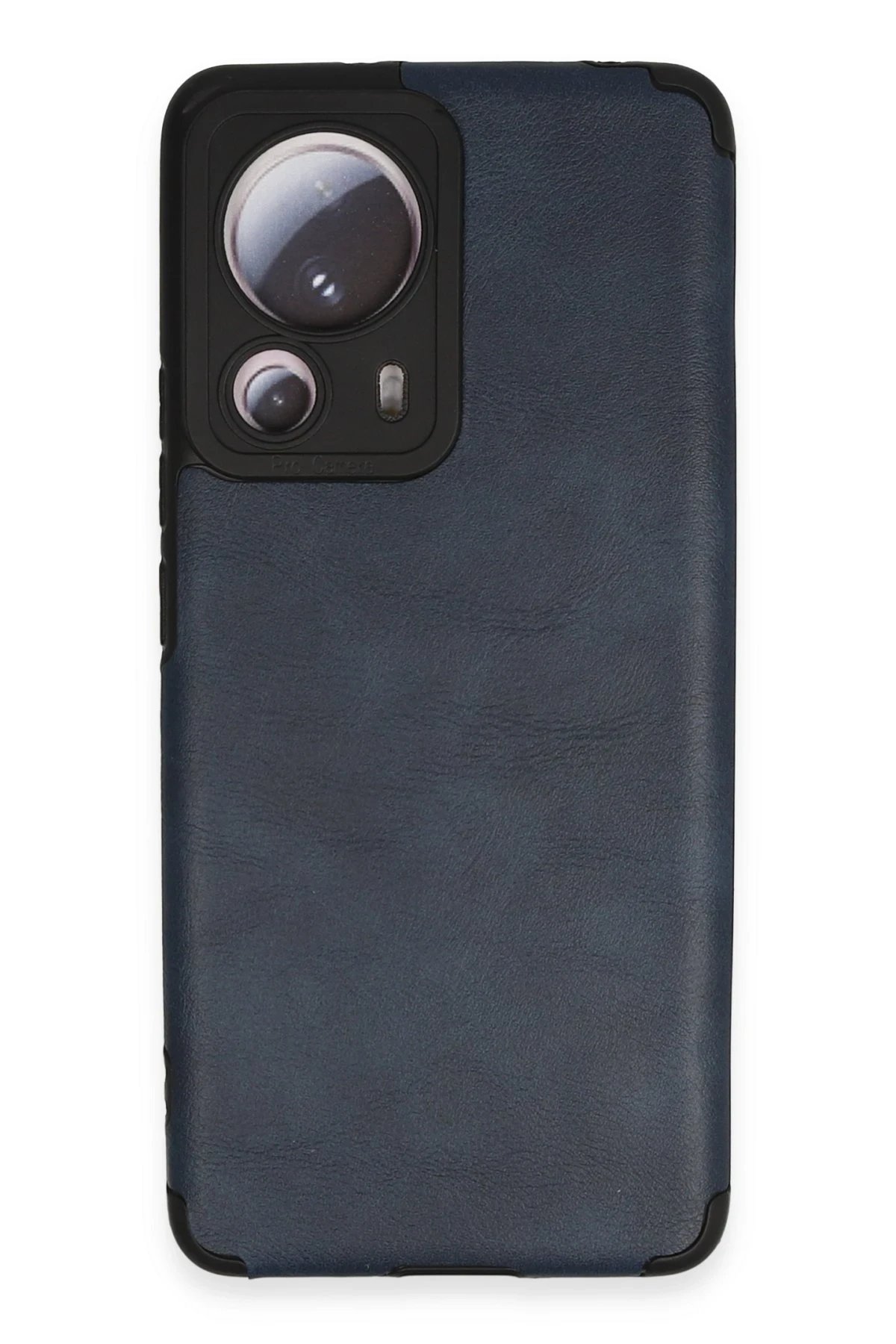 Xiaomi Mi 13 Lite Kılıf Loop Deri Silikon - Lacivert-(5796)