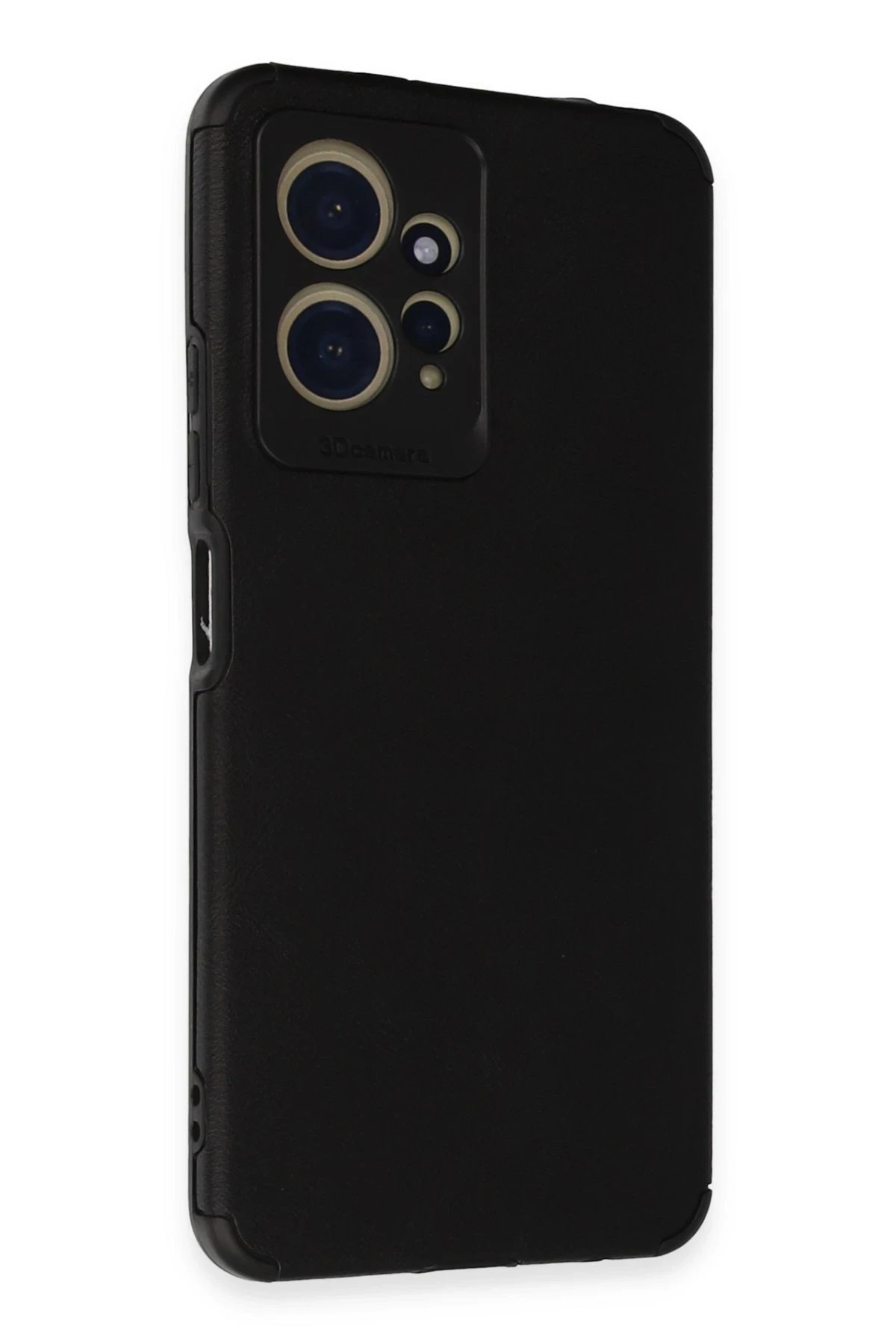 Xiaomi Redmi Note 12 4G Kılıf Loop Deri Silikon - Siyah-(5796)