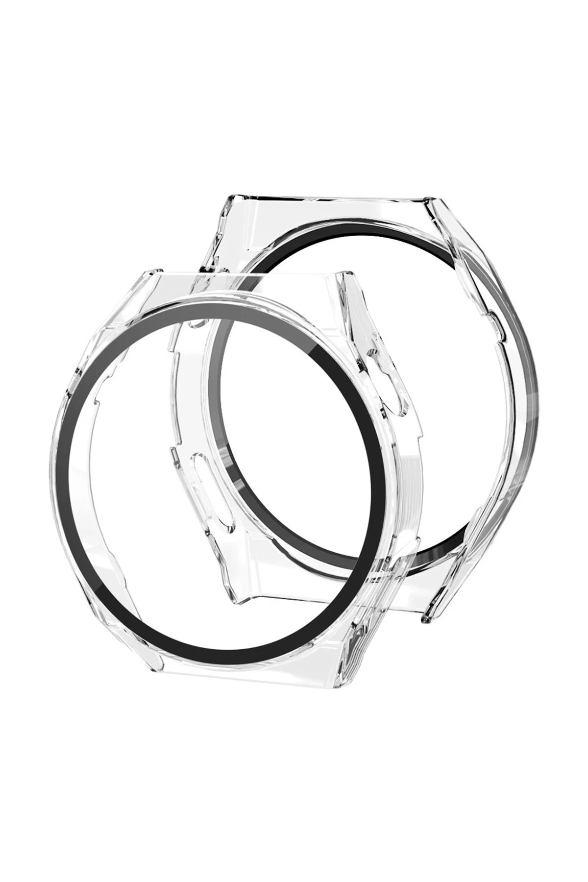 Huawei Watch GT2 46mm Dota Camlı Kasa Ekran Koruyucu - Şeffaf-(5796)
