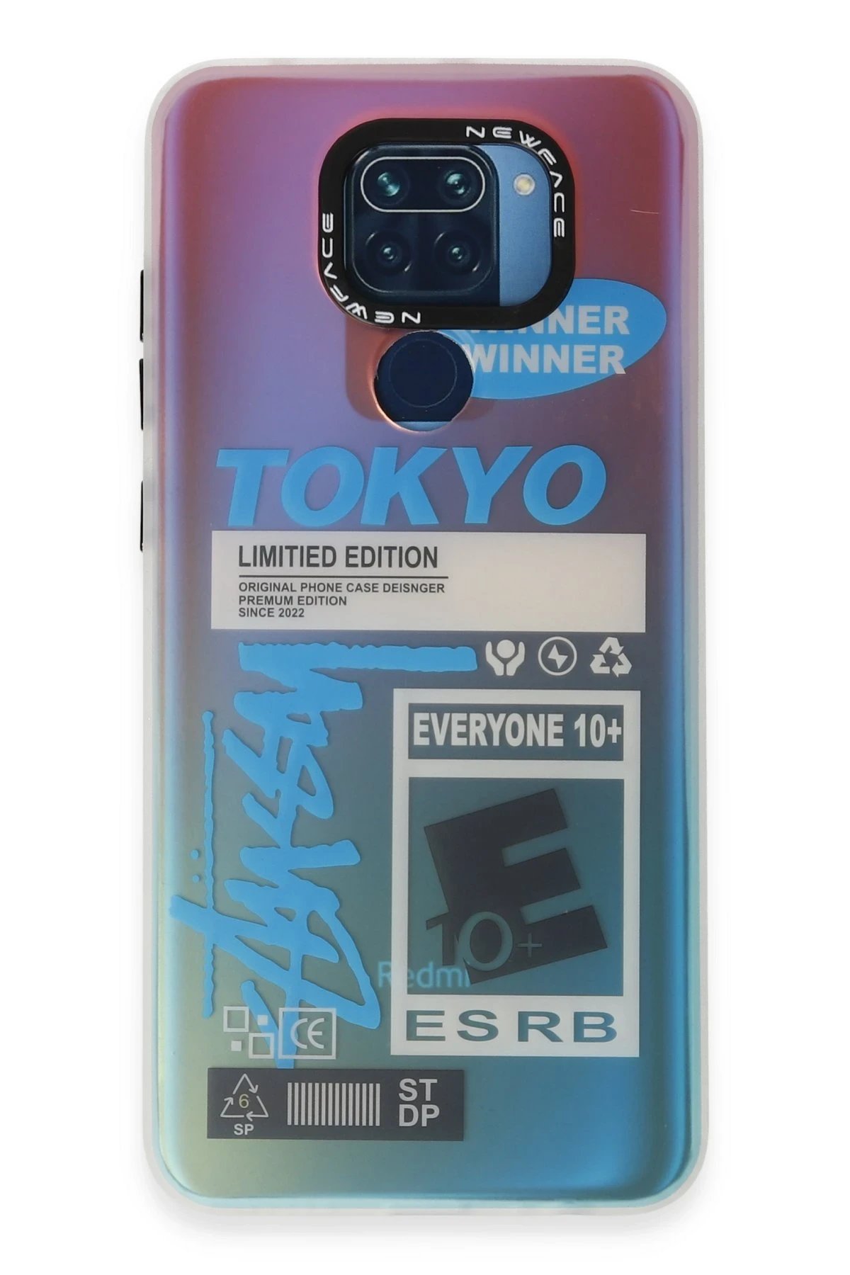 Xiaomi Redmi Note 9 Kılıf Estoril Desenli Kapak - Estoril - 1-(5796)
