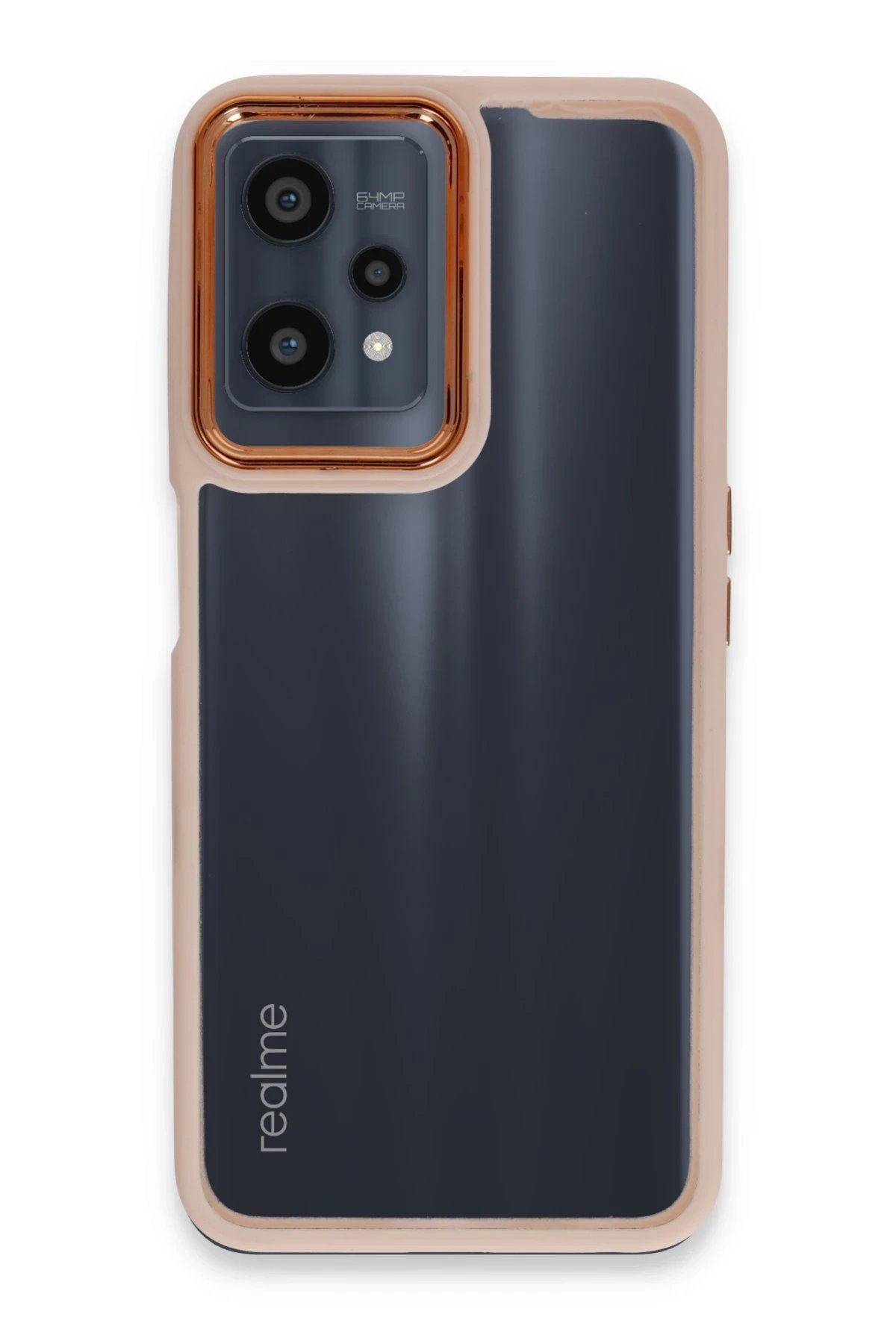 Realme 9 Pro 5G Kılıf Dora Kapak - Pudra-(5796)