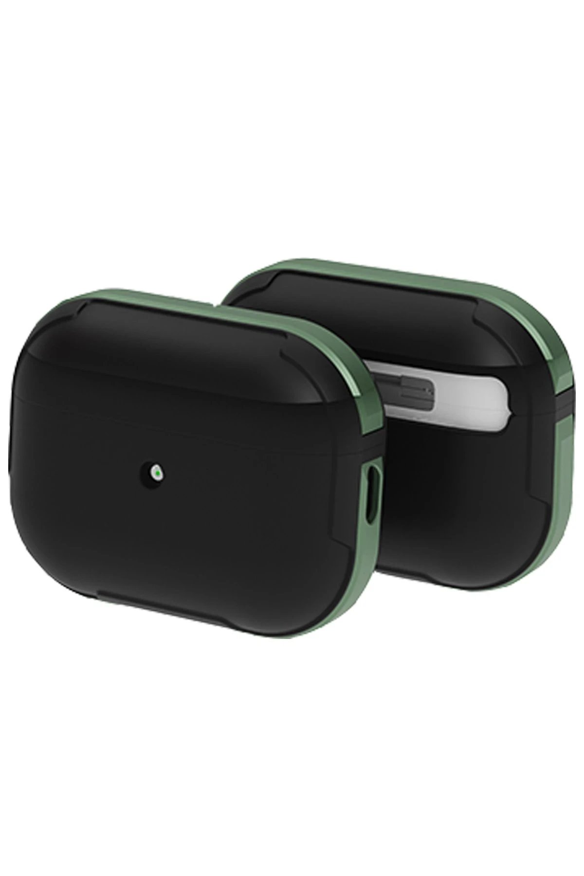 Airpods 3 (3.nesil) MO-A8 Armor Kılıf - Koyu Yeşil-(5796)