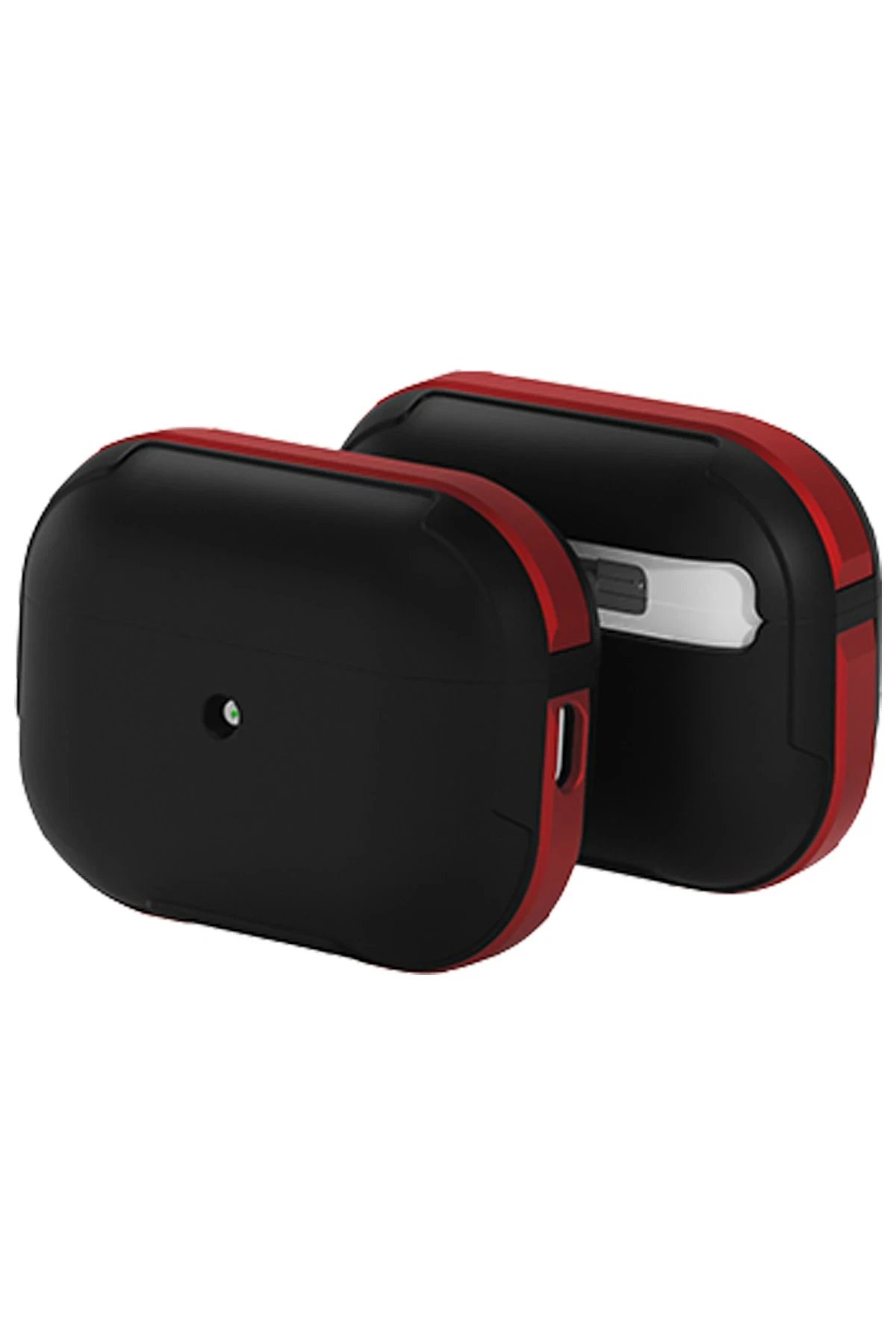 Airpods Pro 2 (2.nesil) MO-A8 Armor Kılıf - Kırmızı-(5796)