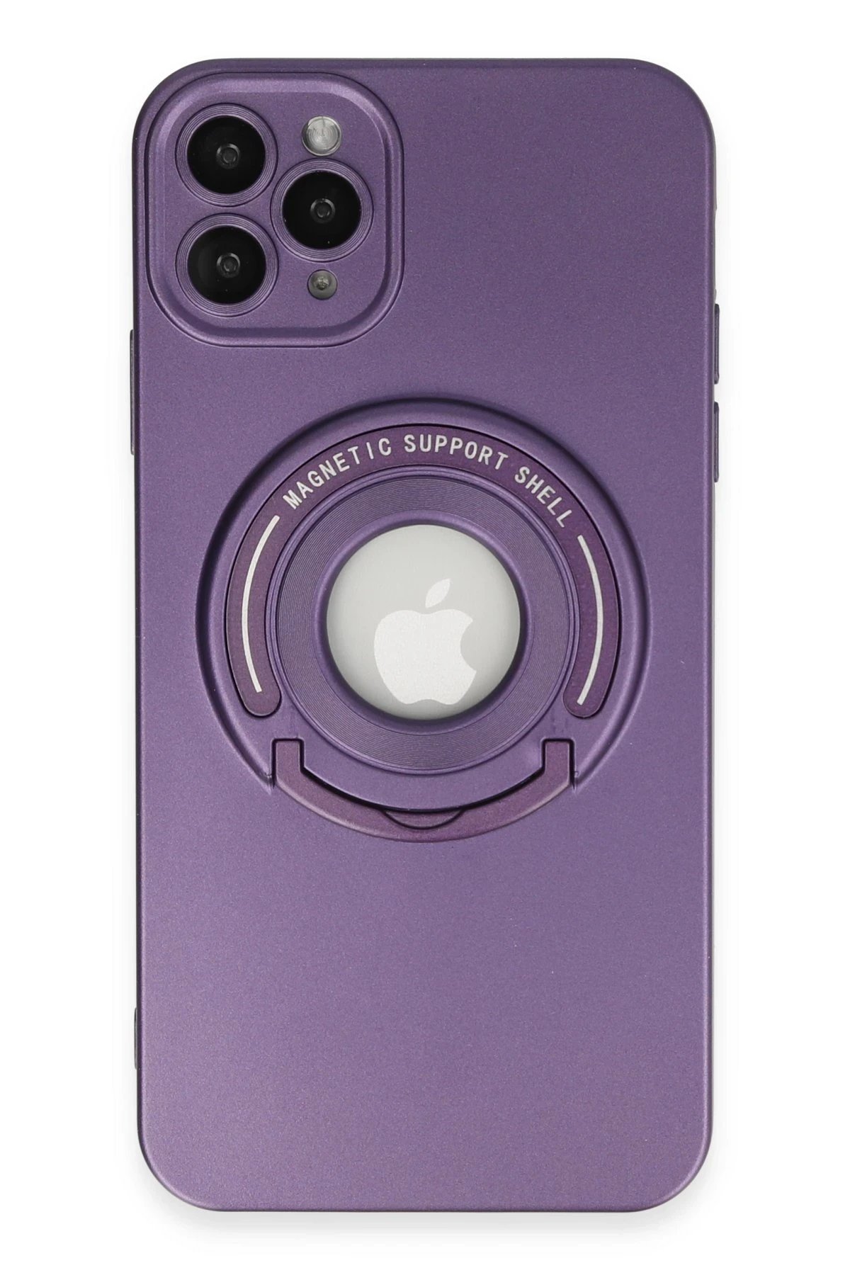 iPhone 12 Pro Kılıf Lukka Magneticsafe Kapak - Derin Mor-(5796)