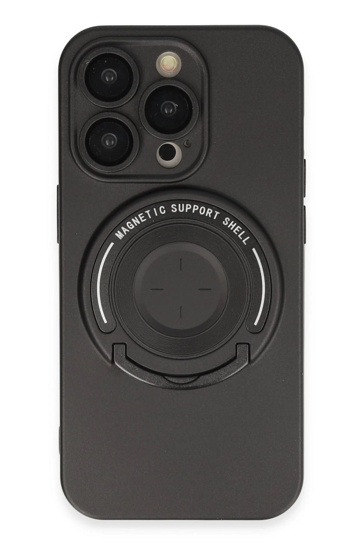 iPhone 13 Pro Kılıf Lukka Magneticsafe Kapak - Siyah-(5796)