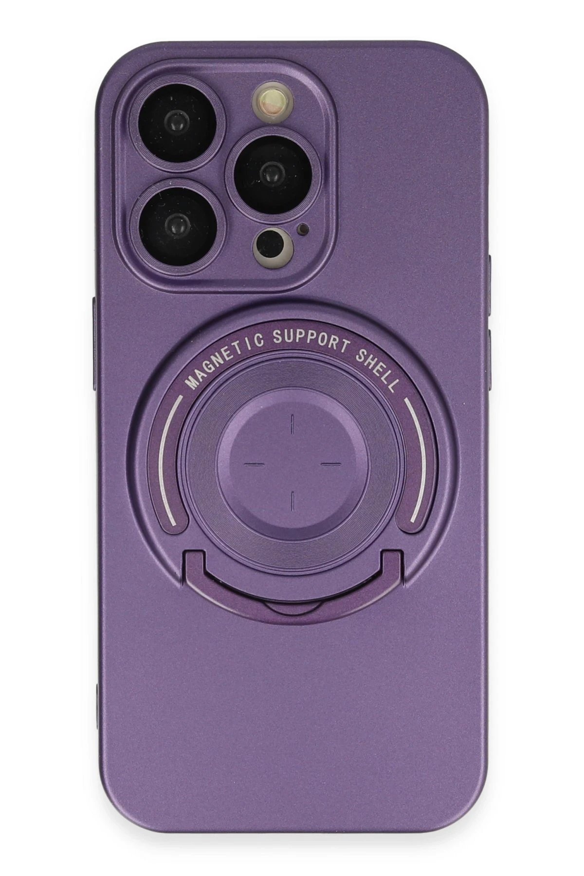 iPhone 13 Pro Kılıf Lukka Magneticsafe Kapak - Derin Mor-(5796)
