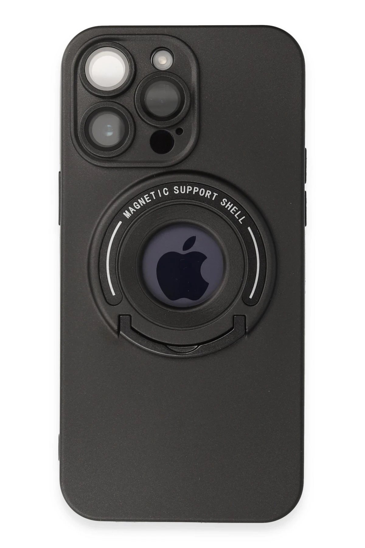 iPhone 13 Pro Max Kılıf Lukka Magneticsafe Kapak - Siyah-(5796)