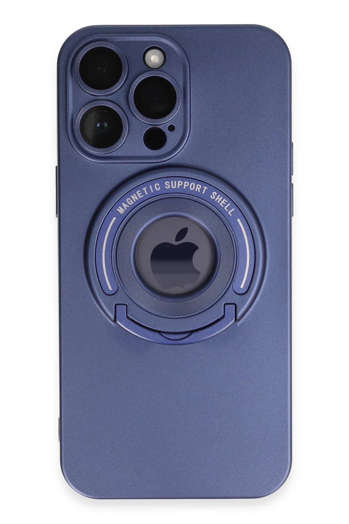 iPhone 13 Pro Max Kılıf Lukka Magneticsafe Kapak - Lacivert-(5796)