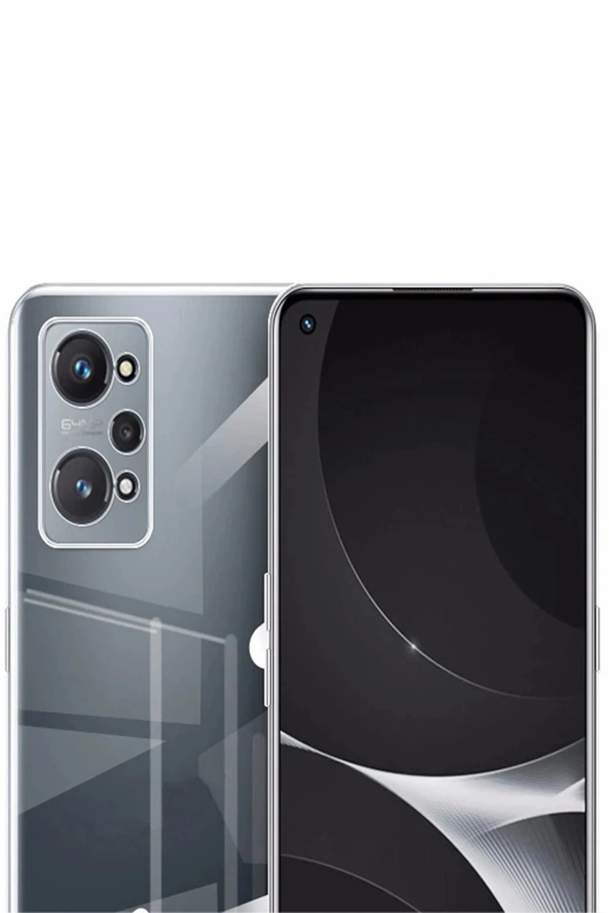 Realme GT2 Pro 5G Kılıf Lüx Şeffaf Silikon-(5796)