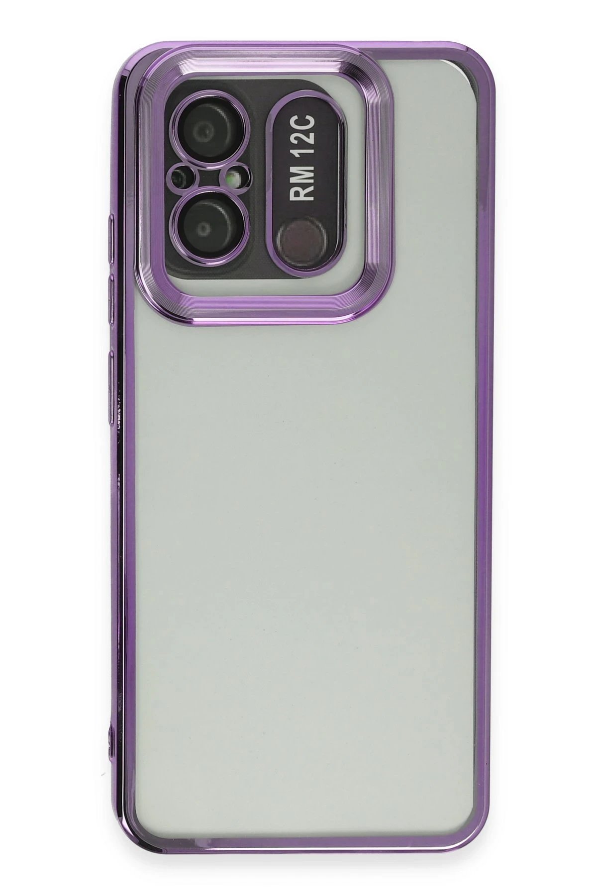Xiaomi Redmi 12C Kılıf Slot Silikon - Mor-(5796)