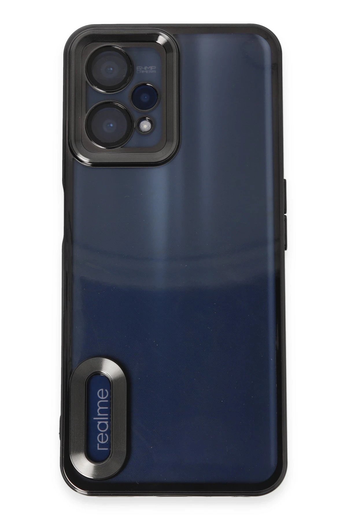 Realme 9 Pro 5G Kılıf Slot Silikon - Siyah-(5796)
