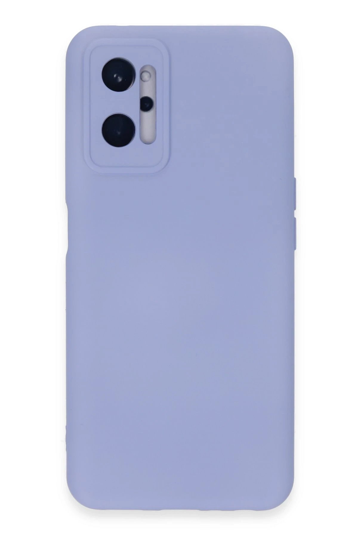 Realme 9i 4G Kılıf Nano içi Kadife Silikon - Lila-(5796)