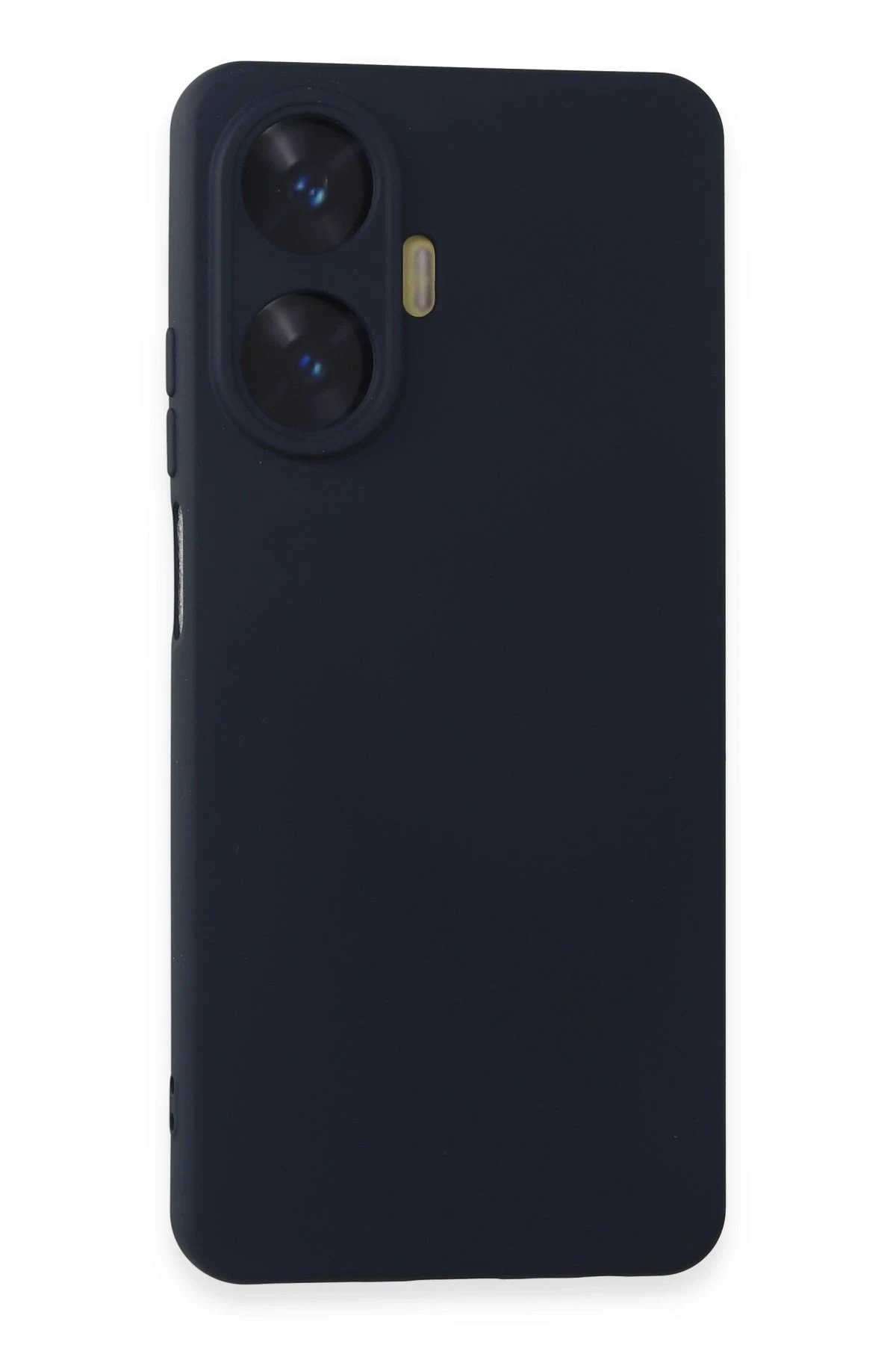 Realme C55 Kılıf Nano içi Kadife Silikon - Lacivert-(5796)