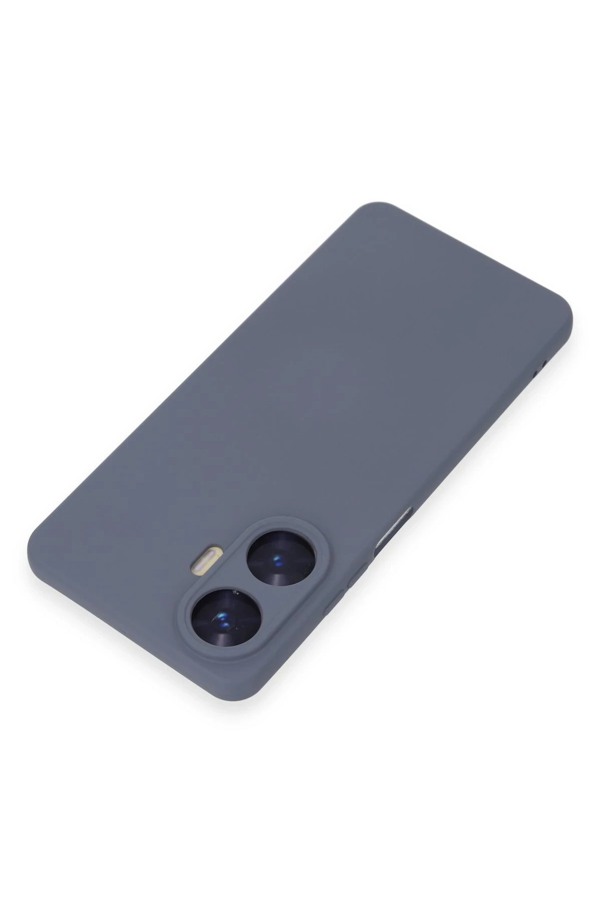 Realme C55 Kılıf Nano içi Kadife Silikon - Gri-(5796)