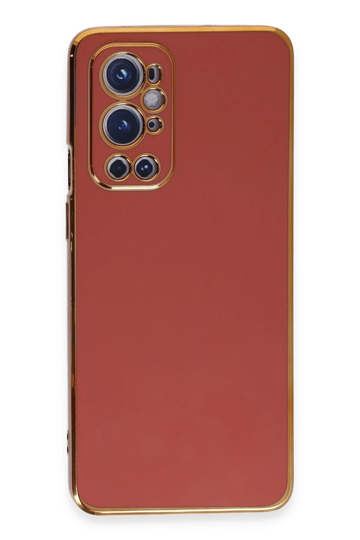 One Plus 9 Pro Kılıf Volet Silikon - Kırmızı-(5796)