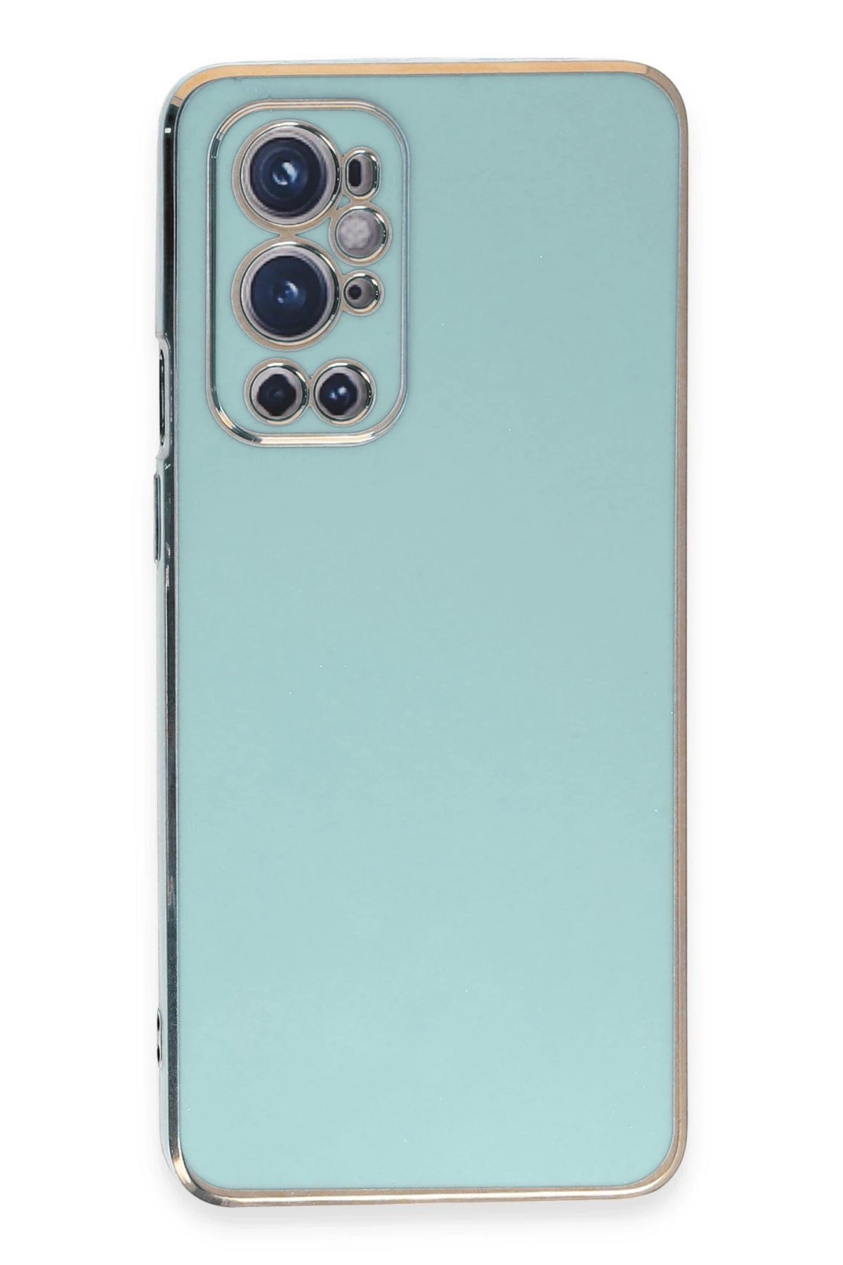 One Plus 9 Pro Kılıf Volet Silikon - Açık Yeşil-(5796)