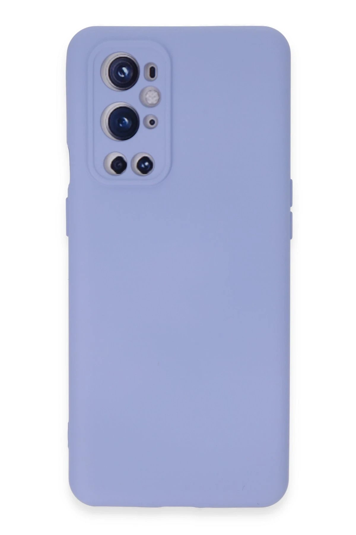One Plus 9 Pro Kılıf Nano içi Kadife Silikon - Mavi-(5796)