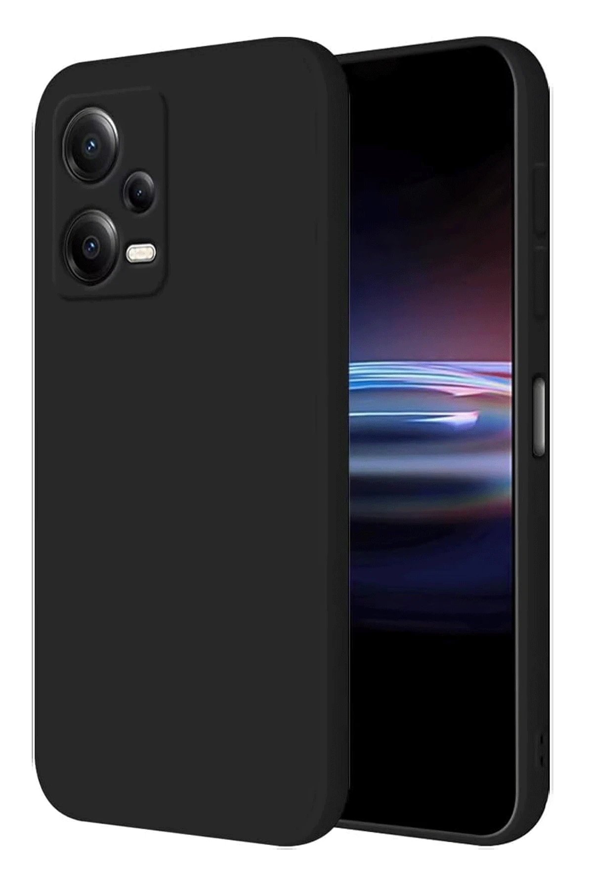 Xiaomi Poco X5 5G Kılıf First Silikon - Siyah-(5796)