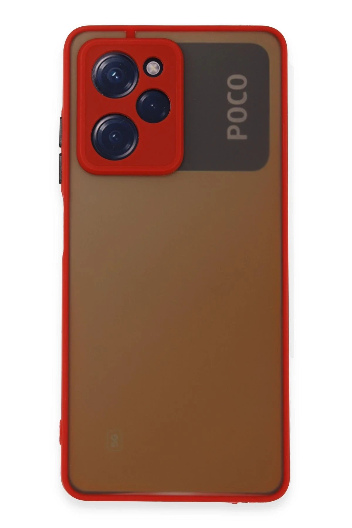 Xiaomi Poco X5 Pro 5G Kılıf Montreal Silikon Kapak - Kırmızı-(5796)