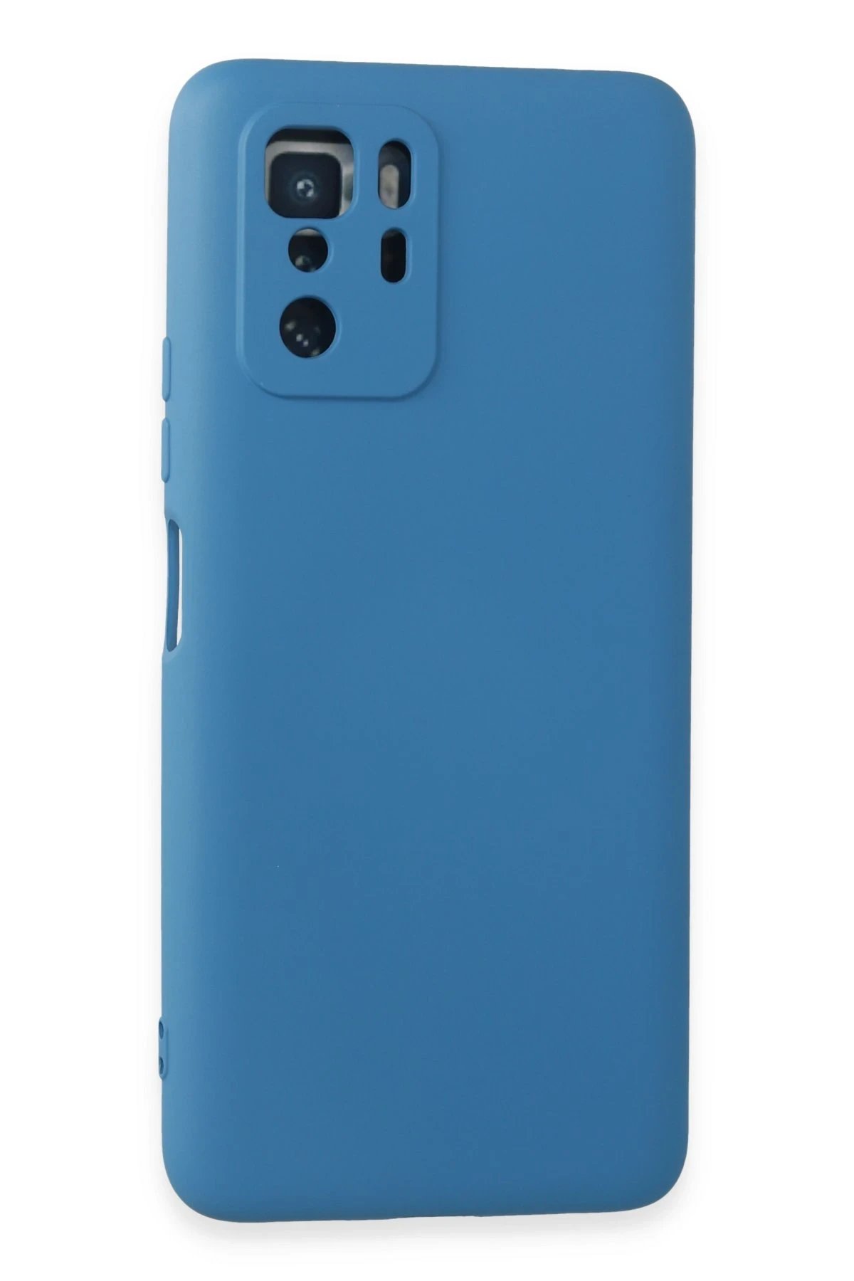Xiaomi Poco X3 GT Kılıf Nano içi Kadife Silikon - Mavi-(5796)