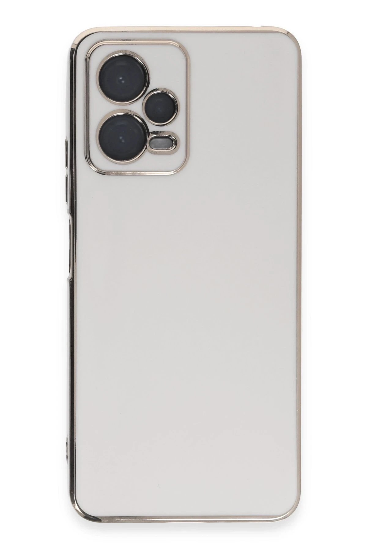 Xiaomi Redmi Note 12 Pro 5G Kılıf Volet Silikon - Beyaz-(5796)