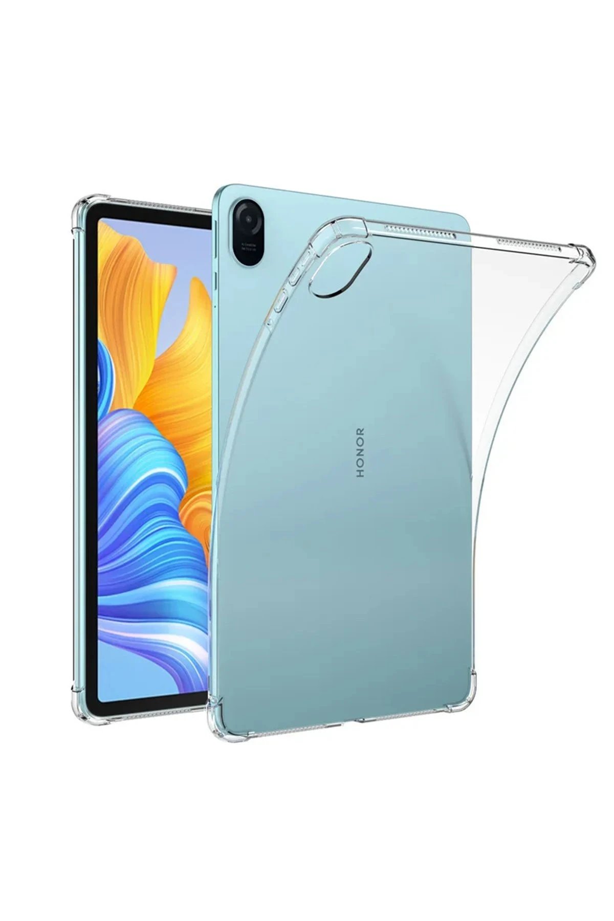 Huawei Honor Pad 8 12 Kılıf Anti Şeffaf Tablet Silikon - Şeffaf-(5796)