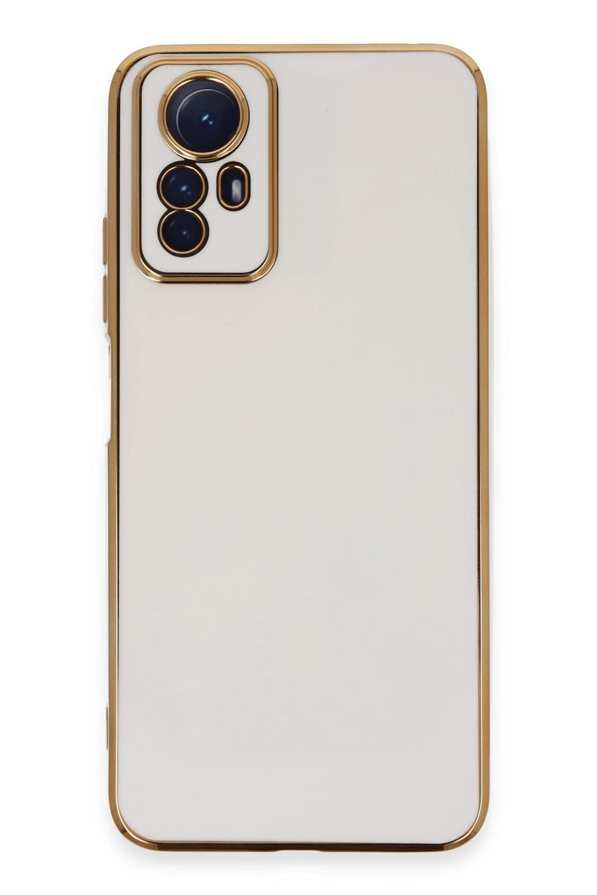 Xiaomi Redmi Note 12S Kılıf Volet Silikon - Beyaz-(5796)