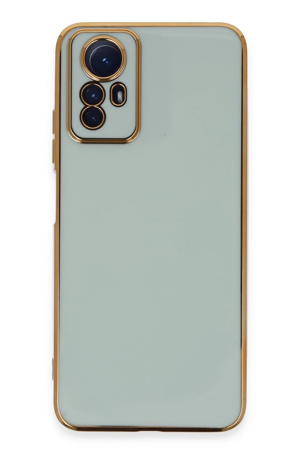 Xiaomi Redmi Note 12S Kılıf Volet Silikon - Açık Yeşil-(5796)
