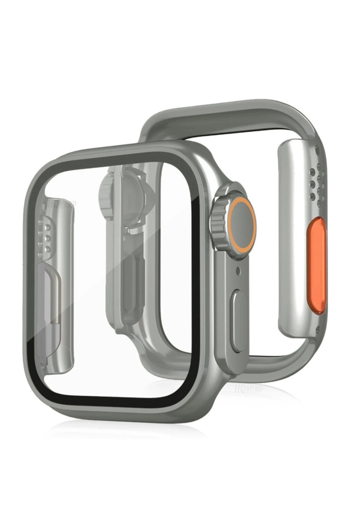 Apple Watch 44mm Watch 49mm Kasa Dönüştürücü ve Ekran Koruyucu - Yıldız Işığı-(5796)