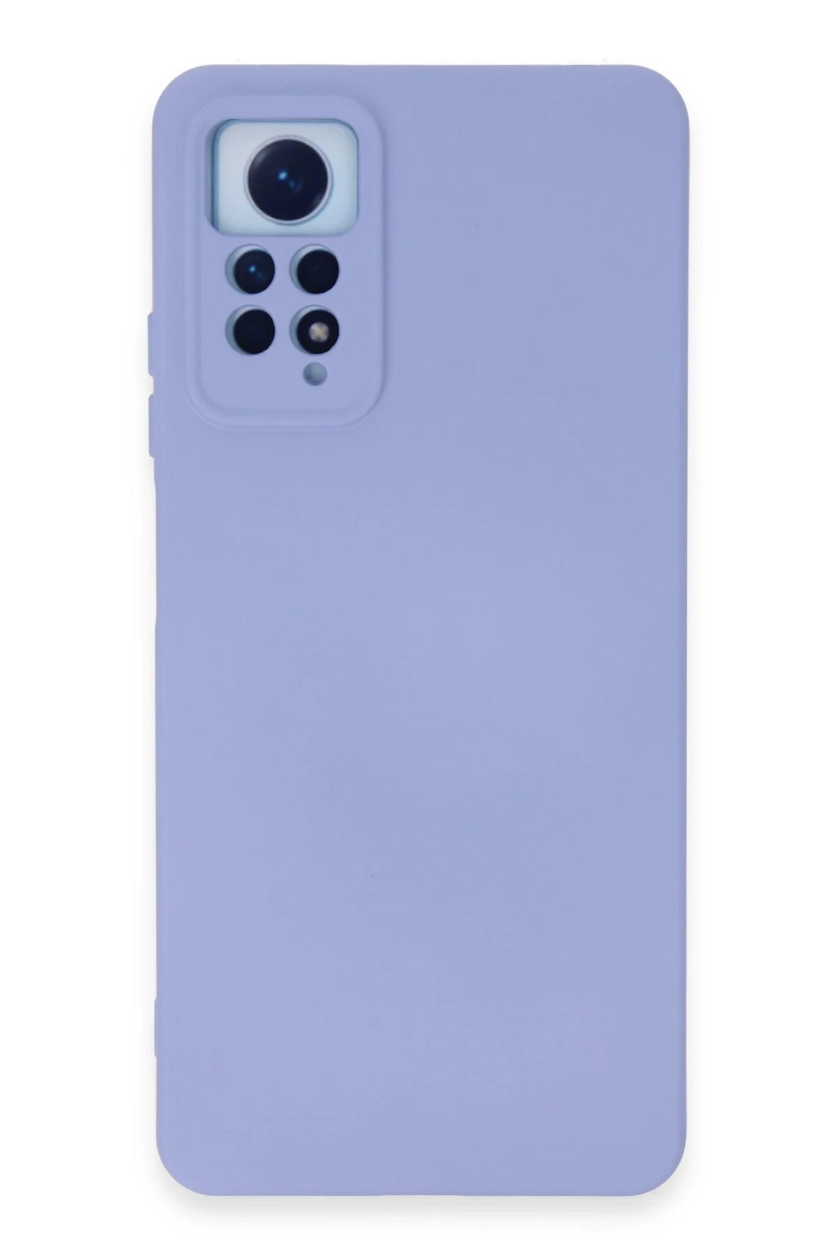 Xiaomi Redmi Note 12 Pro 4G Kılıf Nano içi Kadife Silikon - Lila-(5796)